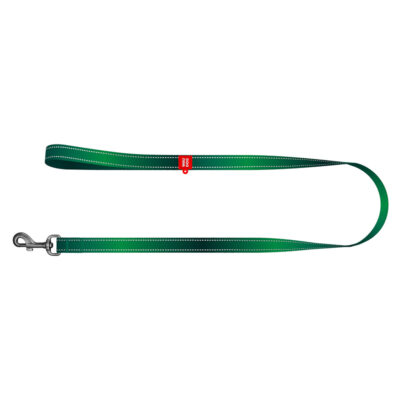 Повідець для собак WAUDOG Nylon Mono світловідбивний, нейлоновий M, Ш 20 мм, Дов 200 см, зелений 3
