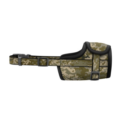 Намордник WAUDOG Nylon, малюнок "Мілітарі", для собак XL, обхват 35-43 см, пластиковий фастекс 4