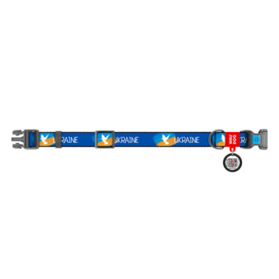 Нашийник WAUDOG Nylon "Прапор" для собак XL, нейлон, Ш 25 мм, Д 37-58 см 2