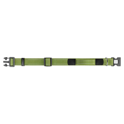 Нашийник для собак з ручкою CoLLaR, брезентовий, зелений, L, 53-69 см, 35 мм 4