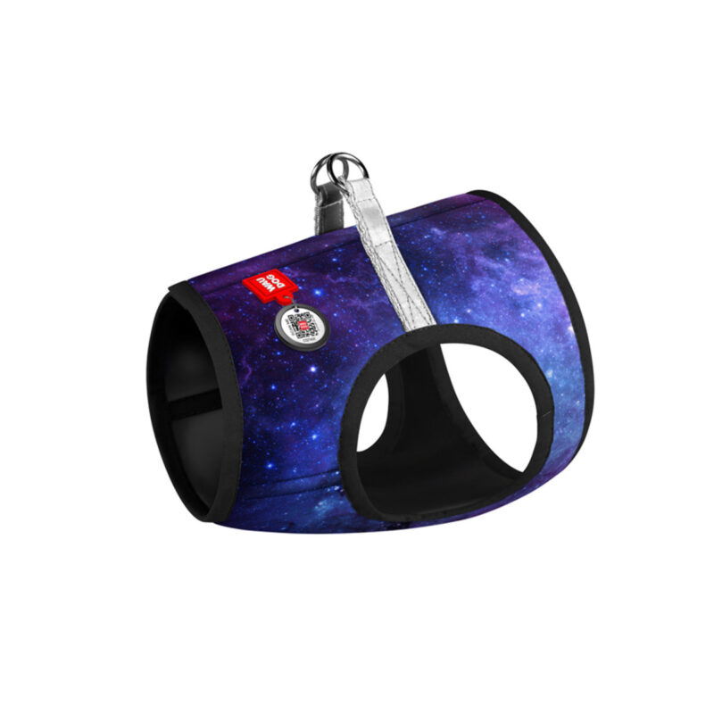 Шлея для собак WAUDOG Clothes, м'яка, NASA21, для собак, обхват 46-50 см, 43-45 см, нейлон