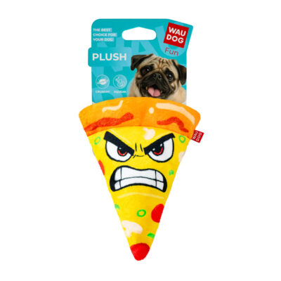 Іграшка для собак WAUDOG Fun Plush Піца, плюш, Ш 16 см, Д 22,5 см 3