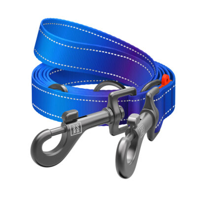 Повідець-перестібка WAUDOG Nylon Mono, світловідбивний, для собак, М, нейлон, 20 мм × 300 см 2