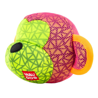 Іграшка для собак WAUDOG Fun "Мавпа", 10 см × 16 см, поліестер, рожевий 2