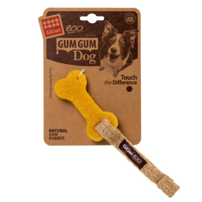 Іграшка для собак жувальна GiGwi Gum Gum, натуральний каучук, 9 см 2