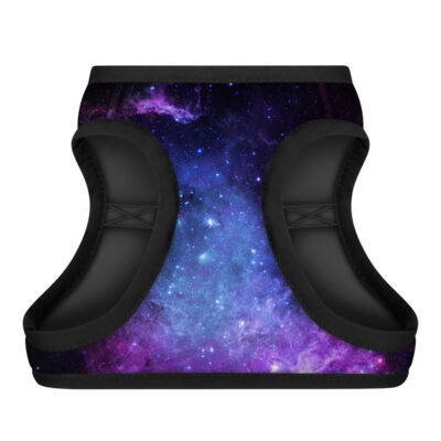 Шлея для собак WAUDOG Clothes м'яка з QR-паспортом, малюнок "NASA21", XS4, обхват шиї 26-28 см, грудей 36-39 см 3