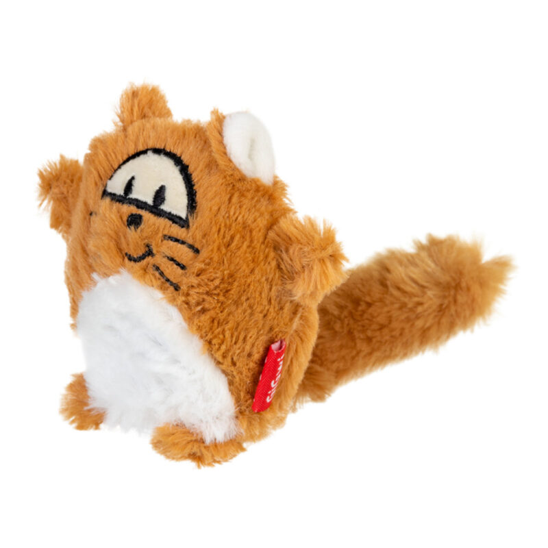 Іграшка для собак Лисиця GiGwi Plush Friendz з пищалкою, плюш, 18 см