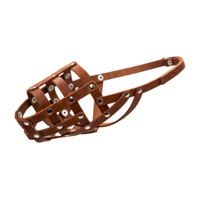 Намордник м'який CoLLaR №3 для ротвейлера та лабрадора, шкіра, 11 см (Д) × 34 см (Ш) 2
