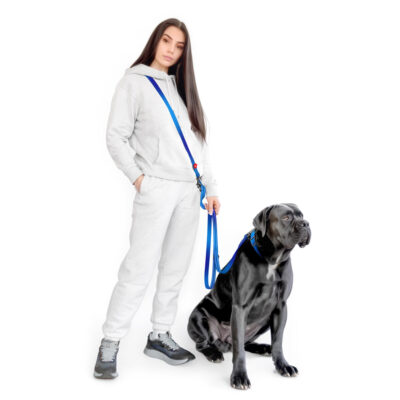 Повідець-перестібка WAUDOG Nylon Mono, світловідбивний, для собак, М, нейлон, 20 мм × 300 см 5