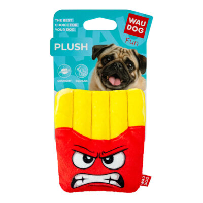 Іграшка для собак WAUDOG Fun Plush Картопля фрі, плюш, 14,5 см × 12 см 3