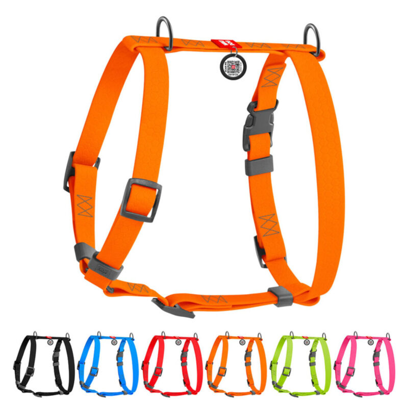 Шлея анатомічна WAUDOG Waterproof Н-подібна для собак L, обхват шия 50-85 см, грудей 60-100 см, матеріал Collartex
