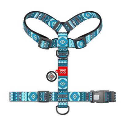 Шлея анатомічна H-подібна WAUDOG Nylon, QR-паспорт, для собак XL, Ш 35 мм, А 56-95 см 2