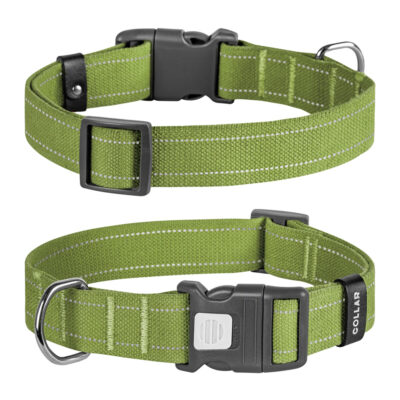 Нашийник CoLLaR брезентовий з пластиковим фастексом для собак, L, Ш 35 мм, Дов 46-69 см