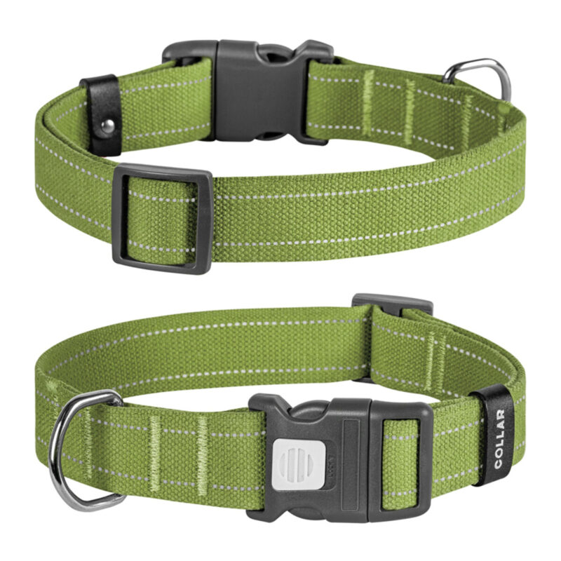 Нашийник CoLLaR брезентовий з пластиковим фастексом для собак, L, Ш 35 мм, Дов 46-69 см