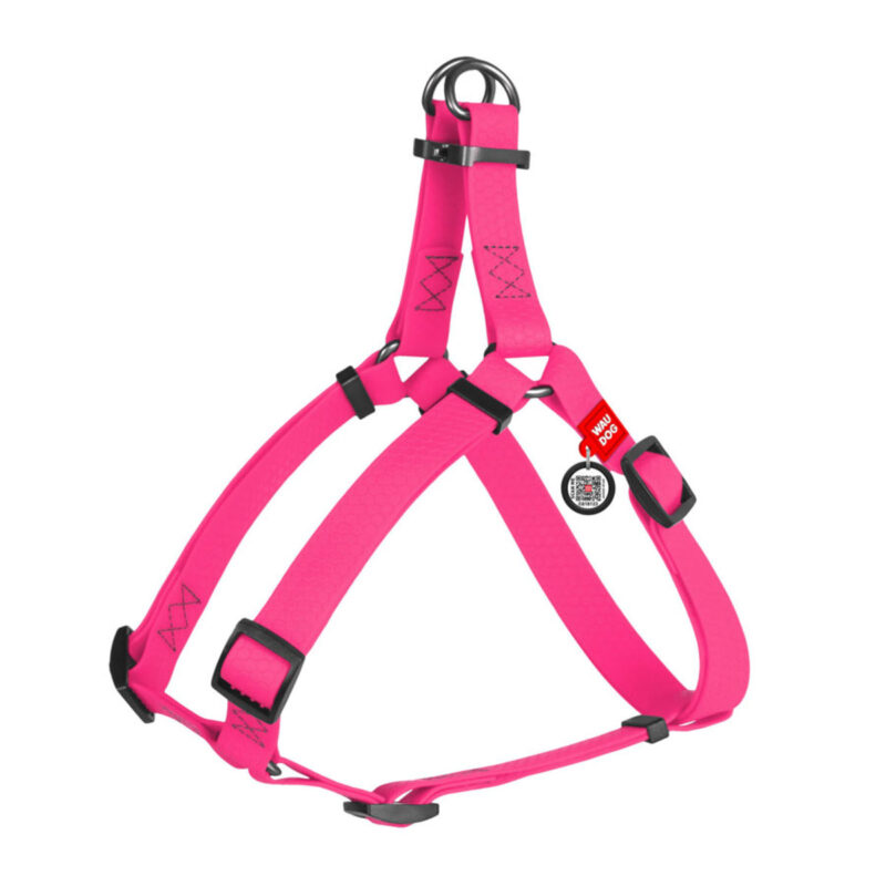 Шлея для собак WAUDOG Waterproof, легка та водостійка, XS, обхват 30-39 см, Ш 15 мм