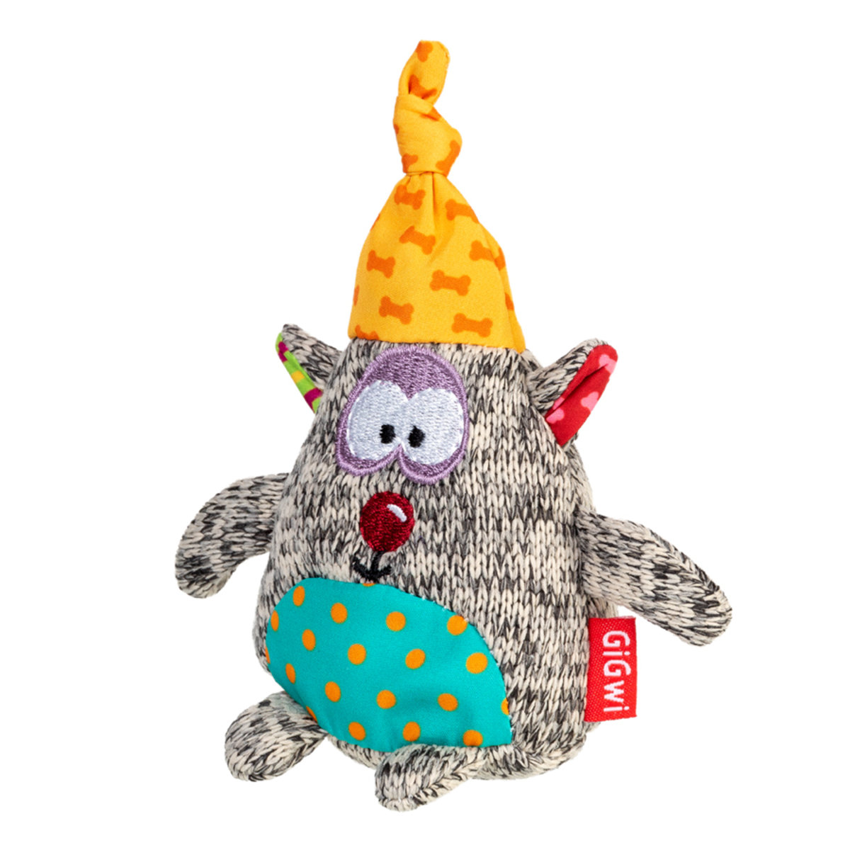 Іграшка для собак Ведмідь з пищалкою GiGwi Plush Friendz, текстиль, 10 см Іграшка для собак Ведмідь з пищалкою GiGwi Plush Friendz, текстиль, 10 см