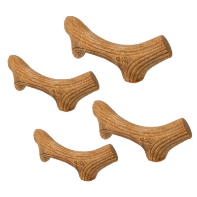 Іграшка для собак GiGwi Wooden Antler жувальна, для чищення зубів, дерево/полімер, 10 см