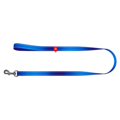 Повідець для собак WAUDOG Nylon Mono, світловідбивний, М, Ш 20 мм, Дов 122 см, синій 3