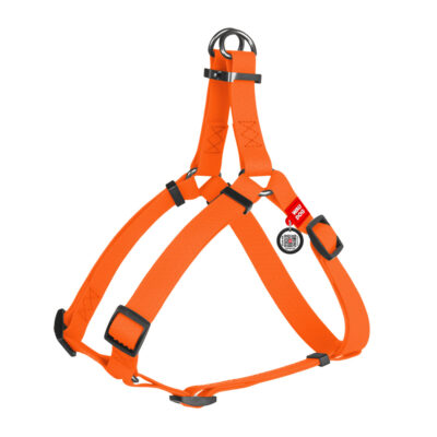 Шлея для собак WAUDOG Waterproof, водостійка, помаранчева, Ш 25 мм, Довж 60-90 см 2