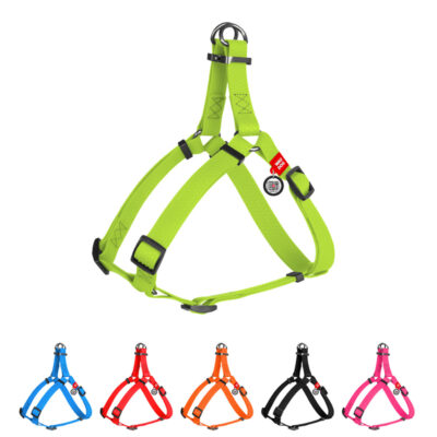 Шлея для собак WAUDOG Waterproof з QR паспортом, водостійка, металічна пряжка, Ш 25 мм, Дов 60-90 см