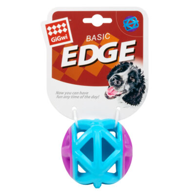 Іграшка для собак М'яч GiGwi Basic EDGE, блакитний, гума, 9 см 3