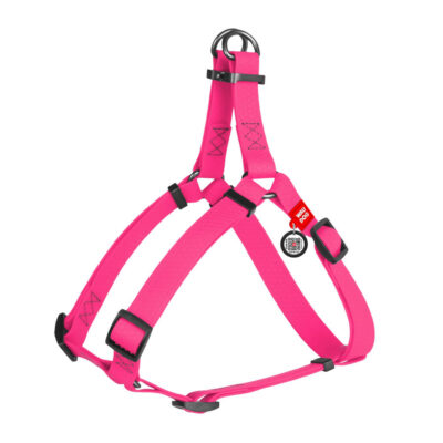Шлея для собак WAUDOG Waterproof, рожевий, 15 мм, 40-55 см 2