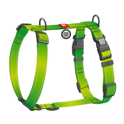 Шлея анатомічна H-подібна WAUDOG Nylon Mono світловідбивна для собак, розмір М, ширина 20 мм, обхват 38-60 см 2
