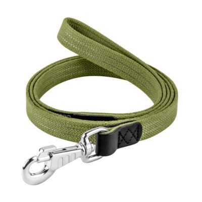 Повідець для собак CoLLaR бавовняна тасьма, плоский, світловідбиваючий, 500см×25мм