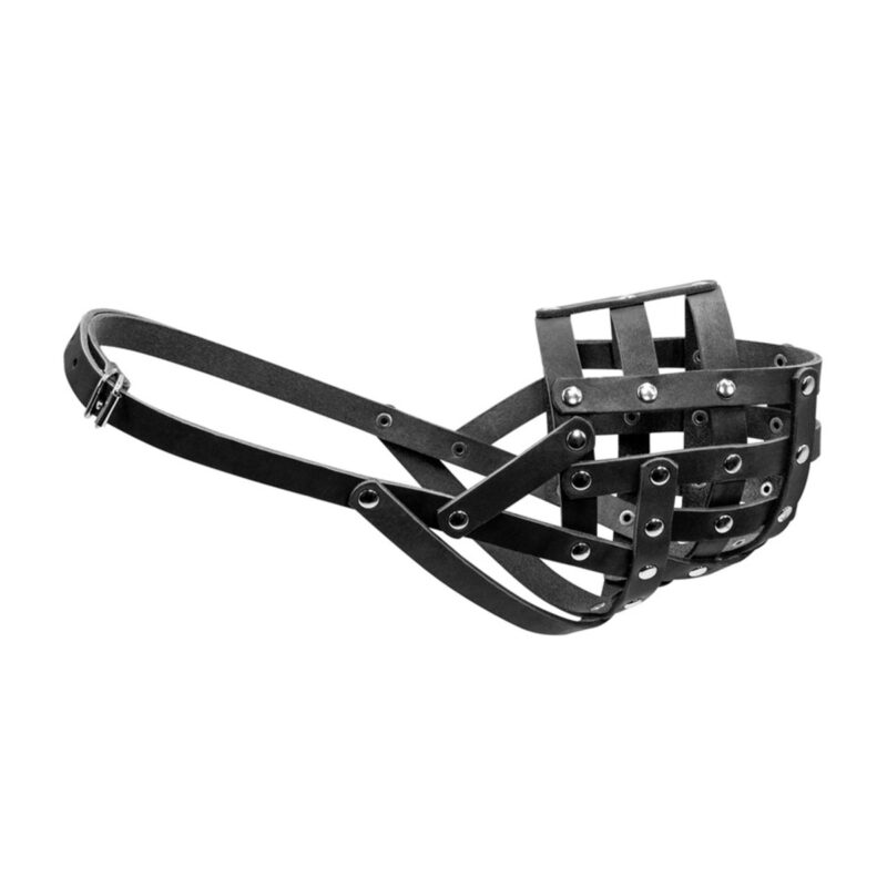 Намордник м'який CoLLaR №4 для ротвейлера чорний, шкіра, обхват 36 см