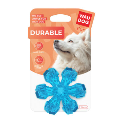 Іграшка для собак WAUDOG Fun Durable Дихаючий м'яч, термопластична гума, 70 мм 2