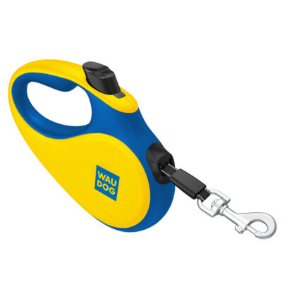 Повідець-рулетка WAUDOG R-leash, Colors of freedom, M, до 25 кг, 5 м, пластик 5