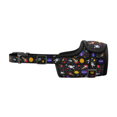 Намордник WAUDOG Nylon NASA, для собак, розмір №2 (О 19-26 см), матеріал нейлон 3