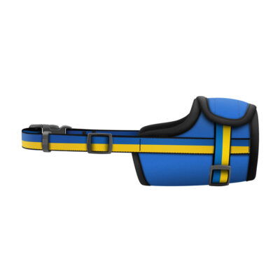 Намордник для собак WAUDOG Nylon, "Colors of freedom", регульований, L, обхват 25-34 см 3