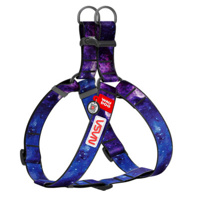 Шлея для собак WAUDOG Nylon NASA21, XL, 35 мм, обхват 70-100 см
