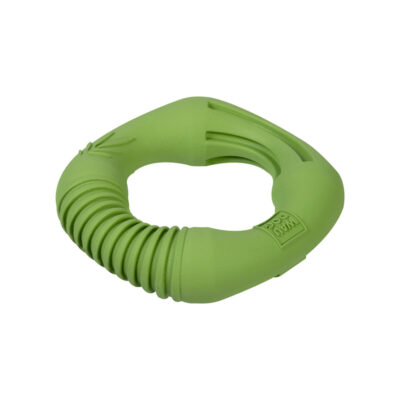 Іграшка для собак WAUDOG Fun Natural Кільце, біорозкладна гума, 12 см, зелена 5