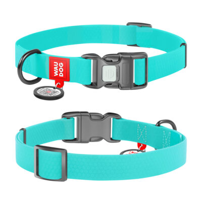 Нашийник WAUDOG Waterproof, водостійкий, светонакопичувальний, для собак, 25 мм, 38-58 см 4