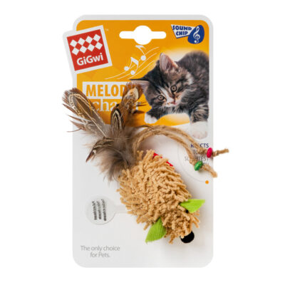 Іграшка для котів GiGwi Melody chaser зі звуковим чипом, 7 см, текстиль 2