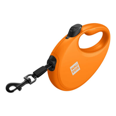 Повідець-рулетка WAUDOG R-leash світловідбивна стрічка, S, до 12 кг, 3 м, пластик 5