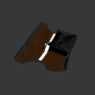 Шлея м'яка AiryVest ONE, XS2 помаранчевий, обхват грудей 28-31 см, довжина 20-22 см 5