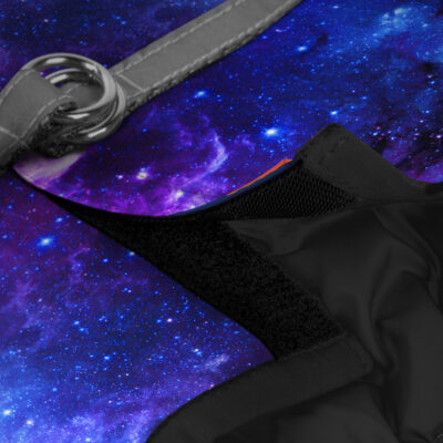 Шлея для собак WAUDOG Clothes м'яка з QR-паспортом, малюнок "NASA21", XS4, обхват шиї 26-28 см, грудей 36-39 см 4