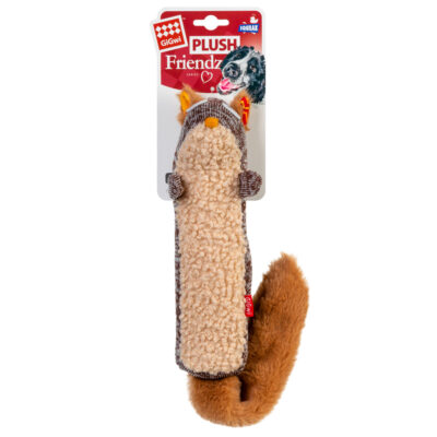 Іграшка для собак GiGwi Plush Friendz з пищалкою, текстиль, 29 см 2