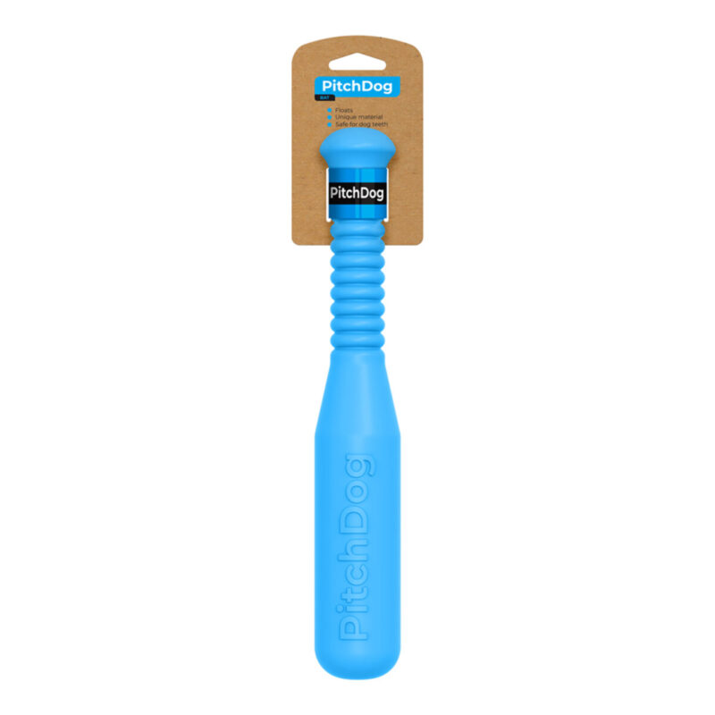 Ігрова бита для апортировки PitchDog, 35 см × 6 см, блакитний