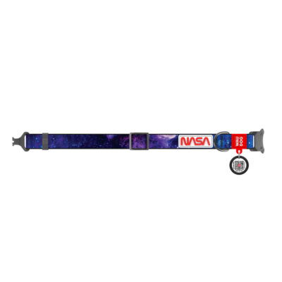 Нашийник WAUDOG Nylon "NASA21" з QR паспортом для собак, нейлон, L, 33-49 см, Ш 25 мм 2