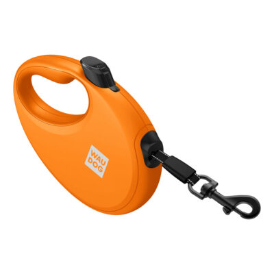 Повідець-рулетка WAUDOG R-leash світловідбивна стрічка, S, до 12 кг, 3 м, пластик 6