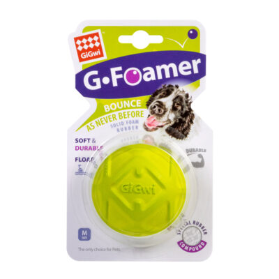 Іграшка для собак М'яч повнотілий GiGwi G-Foamer, спінена гума, 6,5 см 2