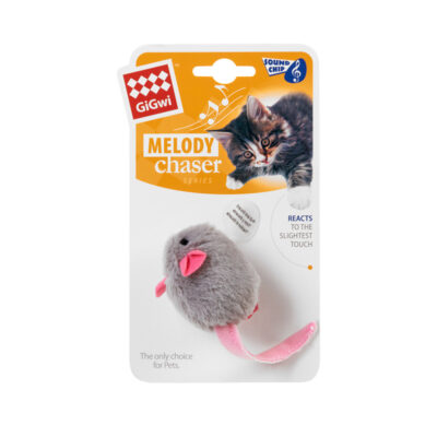 Іграшка для котів GiGwi Melody chaser зі звуковим чіпом, штучне хутро, 6 см 2