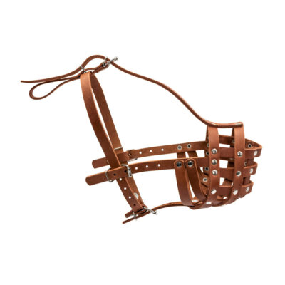 Намордник твердий CoLLaR для ротвейлера малий, шкіра, 8 см × 33 см