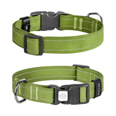 Нашийник для собак CoLLaR Брезент, пластик, розмір M, довжина 33-49 см, ширина 25 мм