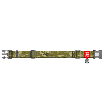 Нашийник для собак WAUDOG Nylon "Мілітарі", XXL, нейлон, 46-70 см, Ш 35 мм 2
