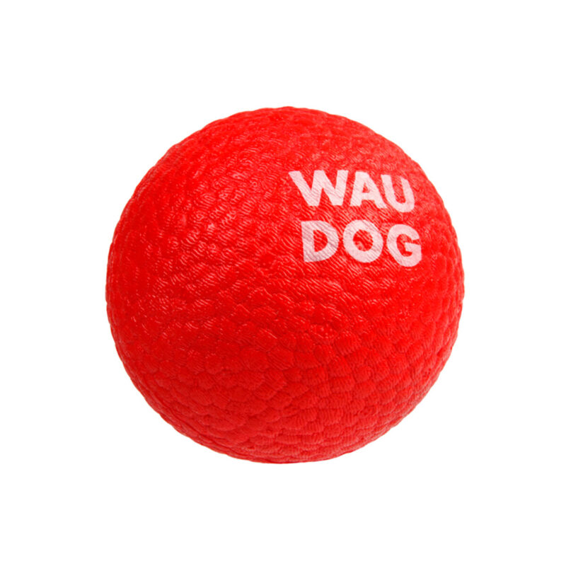 Іграшка для собак WAUDOG Fun Червоний м'яч, спінений термопластичний поліуретан, 70 мм